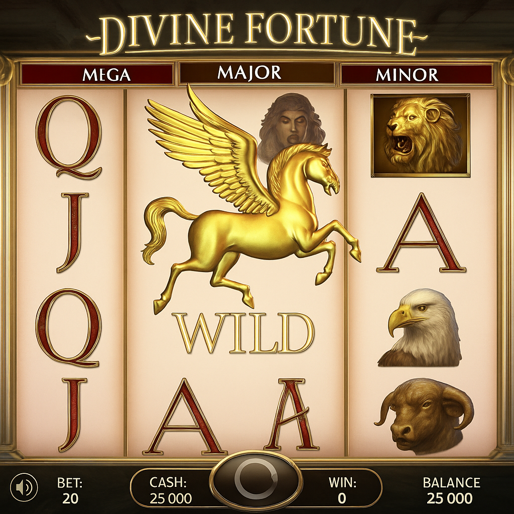 OscarSpin - Divine Fortune Slot Game - Progressive Jackpot